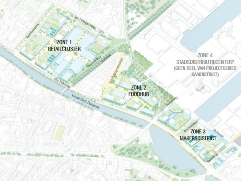 Conceptstudie stadsvernieuwingsproject Kaaidistrict