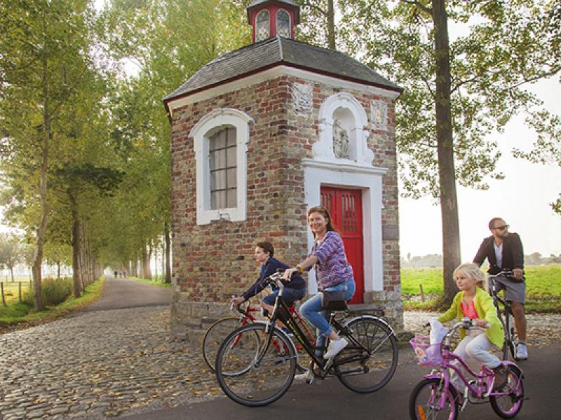 Wandelen en fietsen buiten Brugge