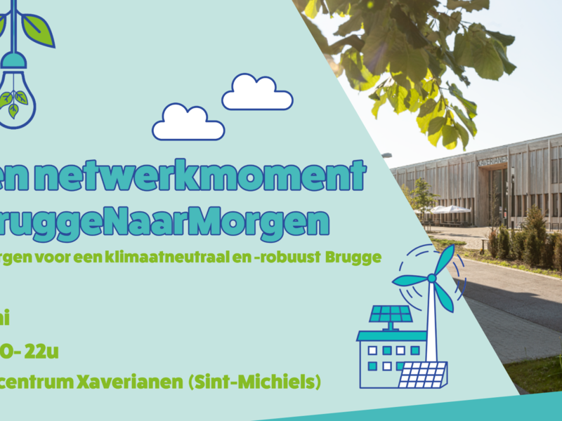 8 juni: Open Netwerkmoment Brugge Naar Morgen 