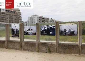 Influx met fotowerk over Zeebrugge